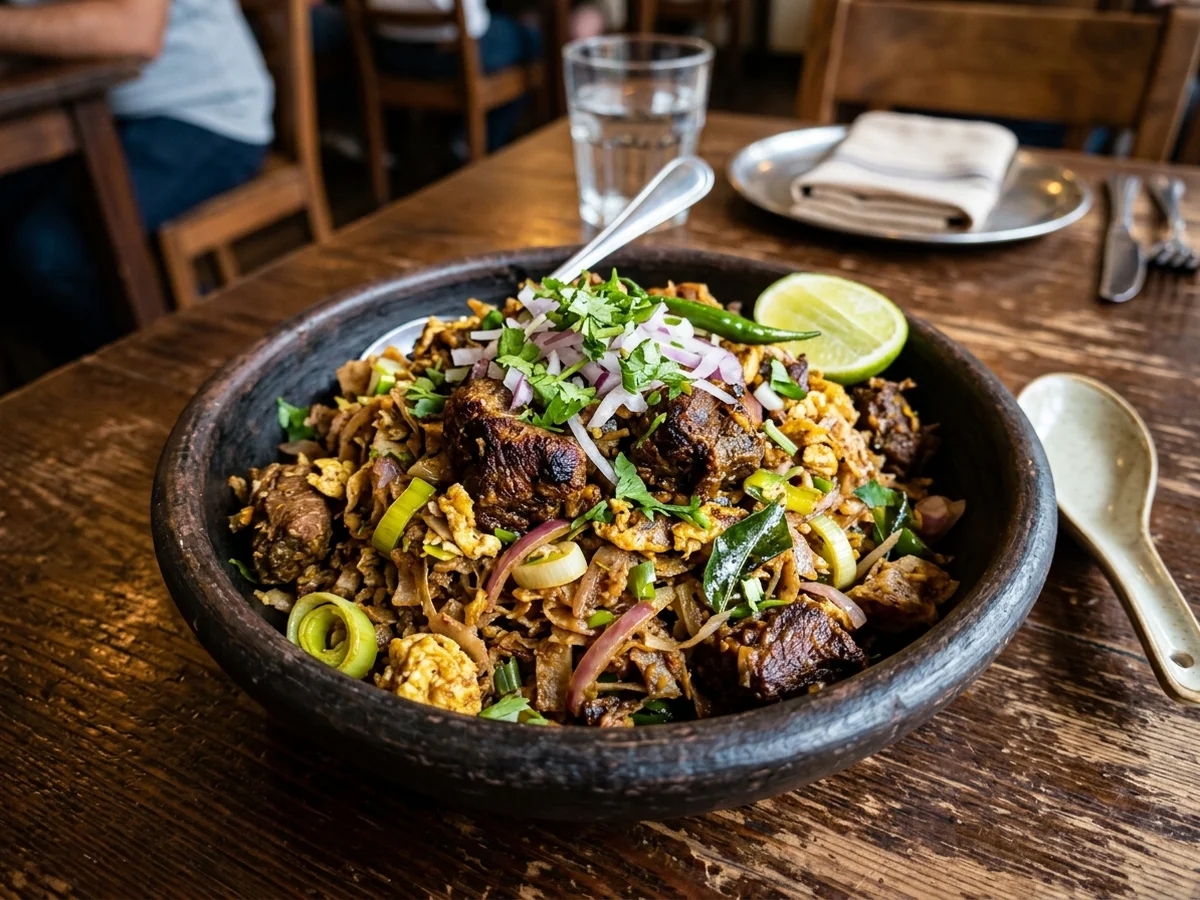 Mutton Kothu from Ceylon Kitchen