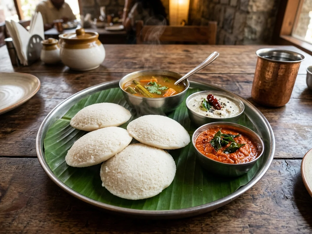 Idly (4 pcs) from Ceylon Kitchen
